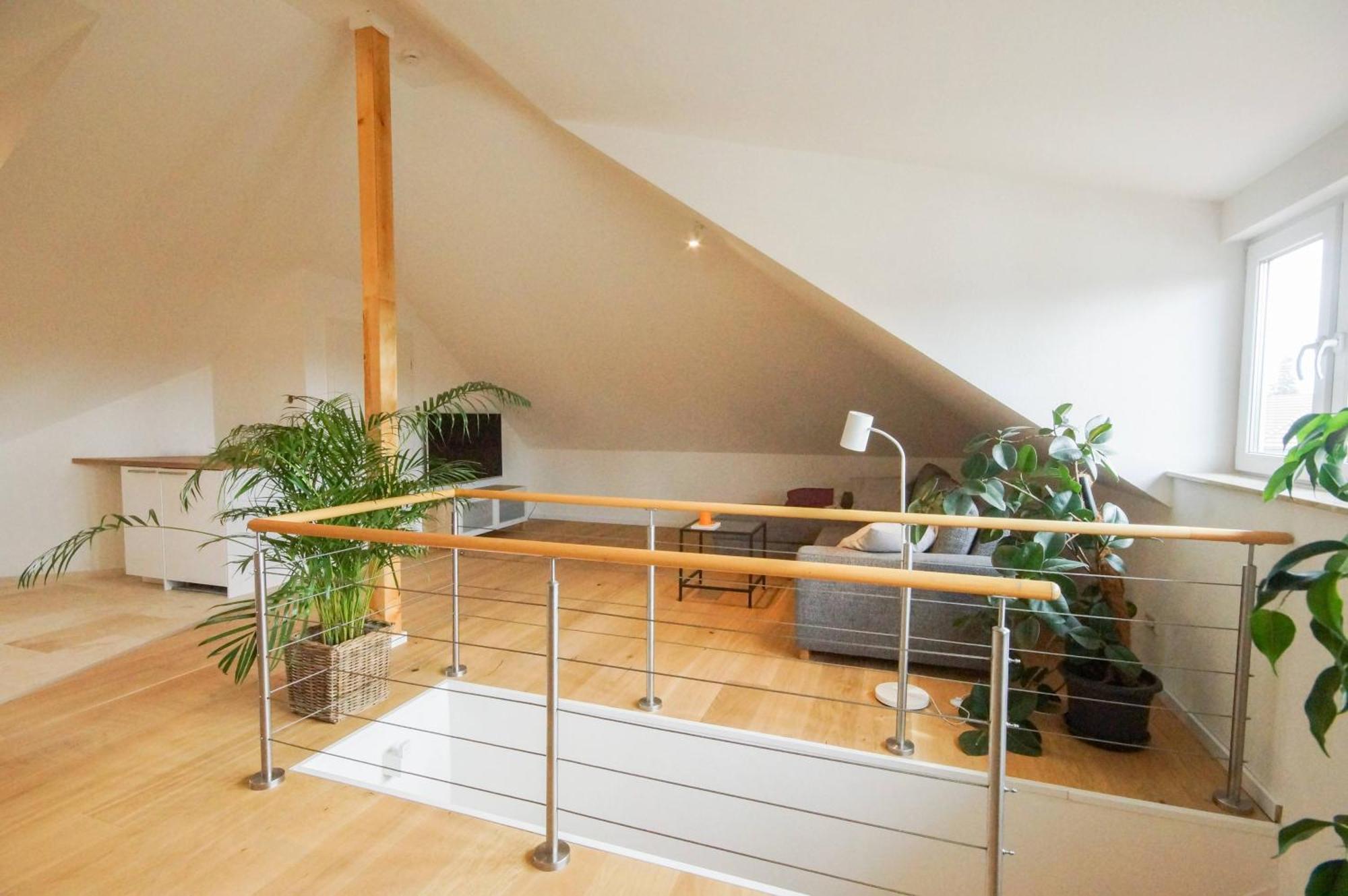 Modernes Und Helles Apartment Im Loft Stil Heidelberg Extérieur photo
