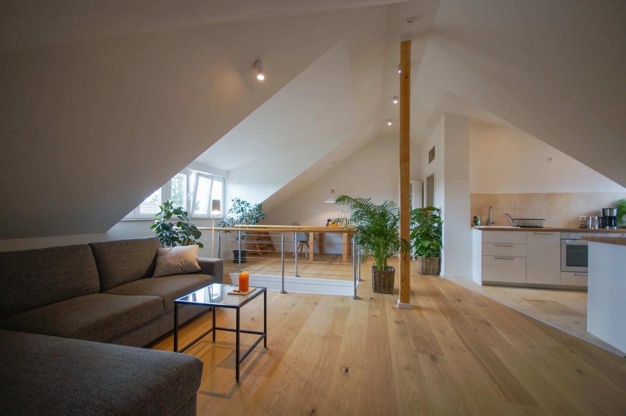 Modernes Und Helles Apartment Im Loft Stil Heidelberg Extérieur photo